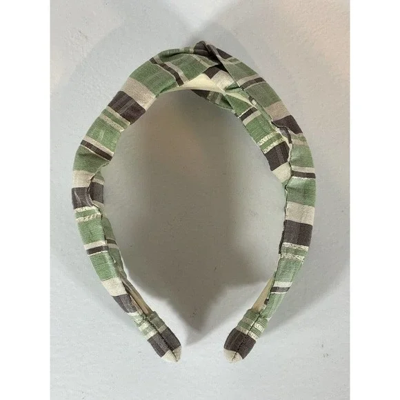 AUTUMN ADEIGBO Green Metallic Headband $72 Autumn Adeigbo | Accessories | Autumn Adeigbo Green Metallic  main image 4